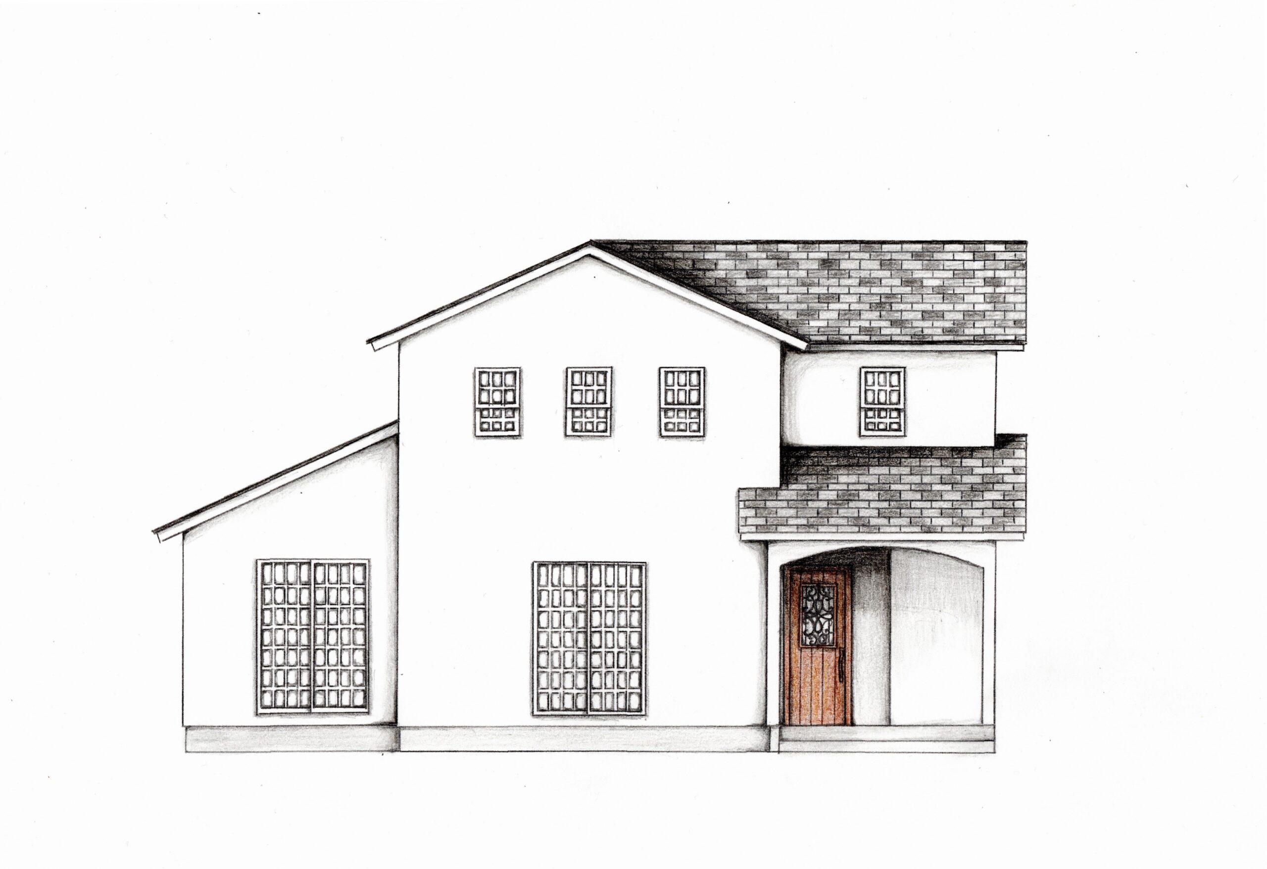 四日市市八王子町のお家のイラストができました おしゃれな家を建てる工務店moana